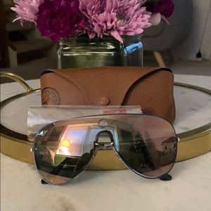 RayBan mirrored sunglasses